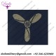 Senior Aircraftman Rank Slide 3-Bladed Propeller Slip-On Rank Badge Woven Air Force Rank Badge