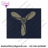Senior Aircraftman Rank Slide 3-Bladed Propeller Slip-On Rank Badge Woven Air Force Rank Badge