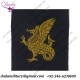 South West District Yellow On Blue Woven Formation arm badge