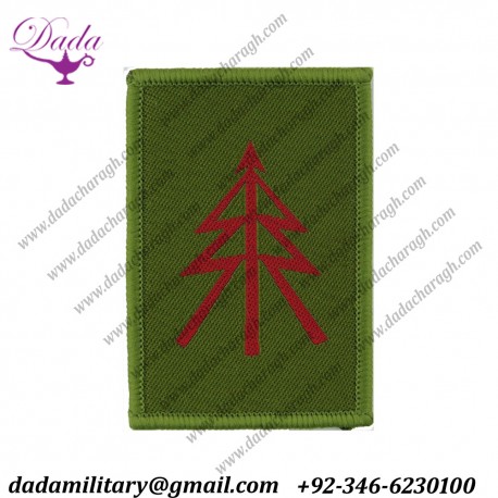 Mercian Regiment - 1st Bn Reconnaissance Platoon Spearhead Lightning Woven Regimental cloth arm badge