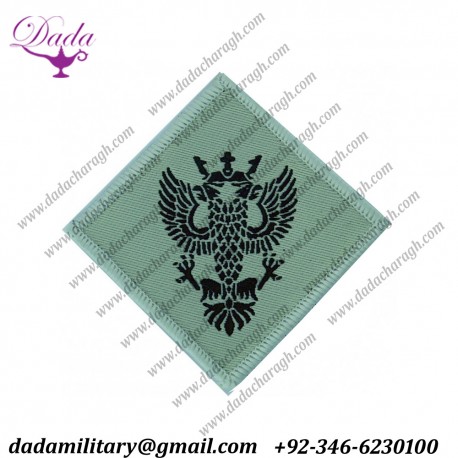 Mercian Regiment - 1st Bn Tactical Recognition Flash Cerise Eagle On Buff Woven Regimental cloth arm badge