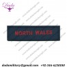 North Wales Red Cross Shoulder Title Woven
