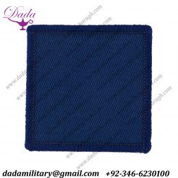 Parachute Regiment - 4th Battalion - B Company Blue Square (50mm) Woven Parachute DZ (Drop-Zone) Patch