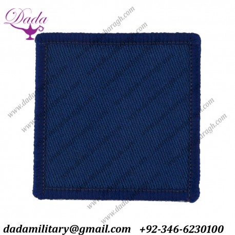 Parachute Regiment - 4th Battalion - B Company Blue Square (50mm) Woven Parachute DZ (Drop-Zone) Patch
