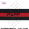 RAFP On Black Red Black Slip-On Woven Air Force Branch Badge