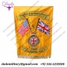 Custom Hand Embroidery Flags Pennant And Banners