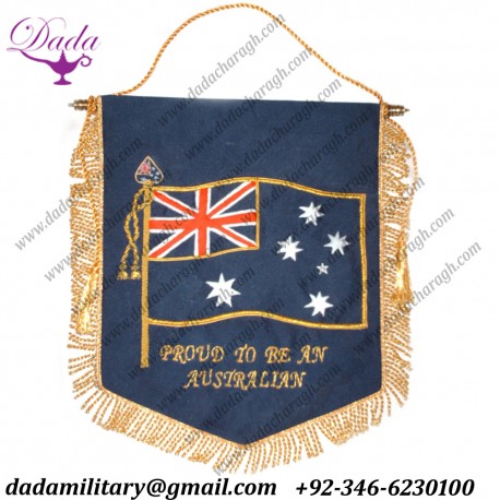 Embroidered Custom Banner Pennant