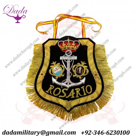 Rosario Catholic Coat Of Arms Crest Banners