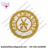 Gold Wire Embroidered Masonic Badge