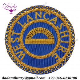 Masonic Regalia Bullion Wire Badges