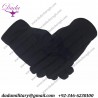 Bricks Masons Masonic Knight Templar Plain Cotton Glove Black