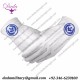 Masonic Regalia White Soft Leather Gloves Square Compass & G Blue
