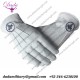 Bricks Masons Masonic Royal Arch Cotton Gloves With Machine Embroidery