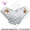 High Quality Masonic Shriner Emblem White Cotton Glove Masonic Glove