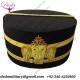 32nd Degree Wings DOWN Scottish Rite Black Cap Bullion Hand Embroidery