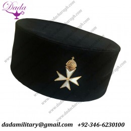 Knights Of Malta Priors Cap With Badge