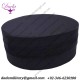 Masonic Black Cap with Black Braid