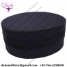 Masonic Black Cap with Black Braid