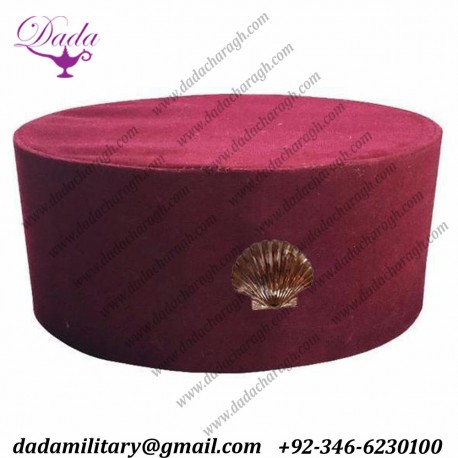Masonic St. Thomas of Acon Cap, Hat with Shell