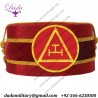 Royal Arch Masonic Triple Tau Cap Red