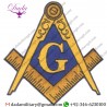 Masonic Large Iron-On Embroidered Jacket Emblem Patch (MP_8)