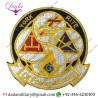 York Rite Bodies Embroidered Patch  YRP-4