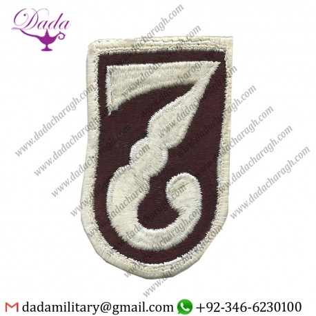 7th Medical Brigade Color Embroidered Us Army Shoulder Sleeve