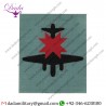 8th Anti-aircraft Division (Black Plane, Red Star On Light Blue Square) Woven Formation Arm Badge