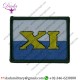 11 (Arrc) Signal Brigade Xi On White  Blue Embroidered  Formation Arm Badge