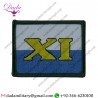 11 (Arrc) Signal Brigade Xi On White  Blue Embroidered  Formation Arm Badge