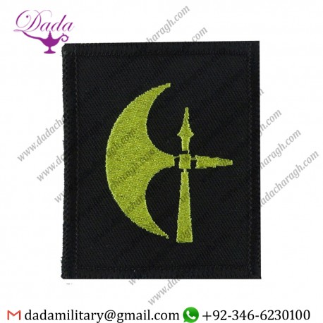 11 Brigade (Yellow Halberd On Black Rectangle) Gulf  Embroidered  Formation Arm Badge