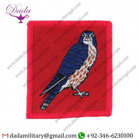 15 (North East) Brigade (Worn Circa Merlin Fr On Red Woven Formation Arm Badge