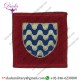 15th Army Group ( White Shield Blue Wavy Lines On Red) 1943-45 Us Type Embroidered  Formation Arm Badge
