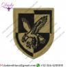 16 Air Assault Brigade - Eagle On Quartered Shield Black On Sand Desert Embroidered  Formation Arm Badge