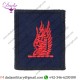 24 Airmobile Brigade Hq & Signal Squadron Red Wings On Blue Embroidered  Formation Arm Badge