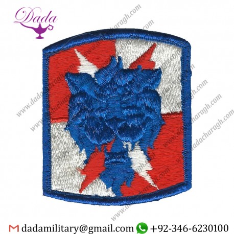 35th Signal Brigade Colour Embroidered Us Army Shoulder Sleeve