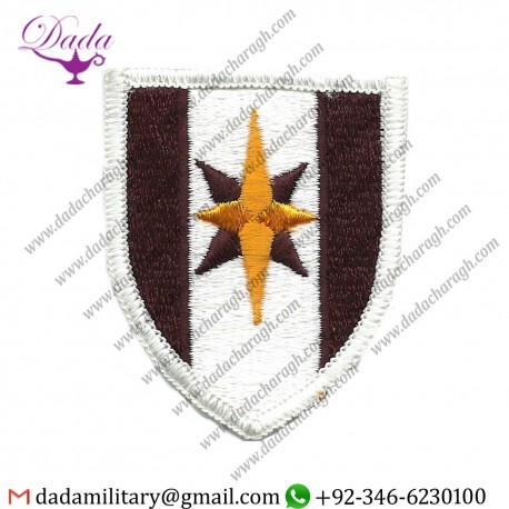 44th Medical Brigade Colour Embroidered Us Army Shoulder Sleeve