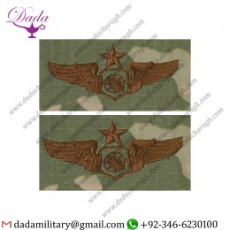 Air Force Embroidered Badge Air Battle Manager Senior - Embroidered On OCP