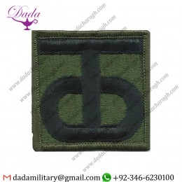90th Infantry Division Subdued Embroidered Us Army Shoulder Sleeve