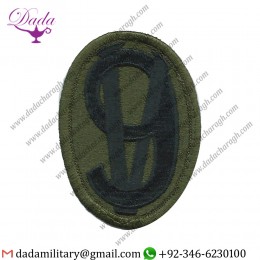 95th Infantry Division - 9v Pattern Subdued Embroidered Us Army Shoulder Sleeve