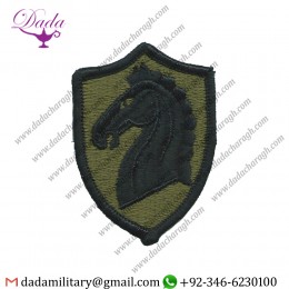 107th Armored Cavalry Regiment Subdued Embroidered Us Army Shoulder Sleeve