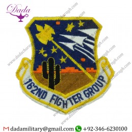162nd Fighter Group - Usaf Colour Embroidered United States Air Force