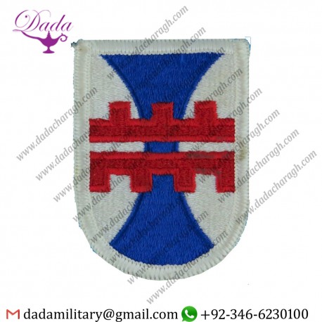 412th Engineer Command Colour Embroidered Us Army Shoulder Sleeve