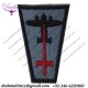 Anti Aircraft Division Sword , Plane On Blue Black Edge 2nd Patt Embroidered Formation Arm Badge