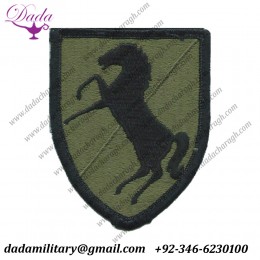 Armored Cavalry Regiment Subdued Embroidered Us Army Shoulder Sleeve
