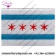 Chicago City Flag Embroidered Patch Iron On Illinois Emblem