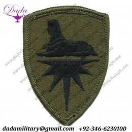 Army Intelligence Command Subdued Embroidered Us Army Shoulder Sleeve