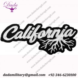 California Roots Sew On Embroidered Patch
