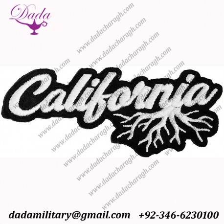 California Roots Sew On Embroidered Patch