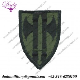 Brigade Subdued Embroidered Us Army Shoulder Sleeve